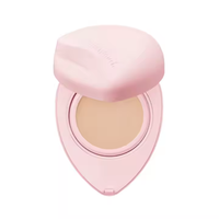 Fond de teint en poudre libre Heart Glow Mesh Cushion 15g # 17 Crème hydratante légère à l'acide hyaluronique blanchissante et protectrice