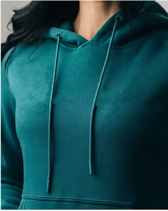 Sweat à capuche décontracté pour femme de qualité supérieure, printemps-automne, avec poches, fabriqué au Bangladesh - Product Image 3