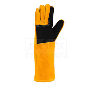 Guantes de Soldadura de Cuero de Alta Calidad, Diseño Personalizado, Protección para las Manos con Detección de Pinchazos, para las Cuatro Estaciones - Product Image 3