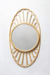 Beautiful Homeware Rattan <b>Mirror</b> 100% Handmade Straw <b>Mirror</b> Wholesale Trad <b>Wicker</b> Rattan <b>Mirror</b> interiors - Product Image 5