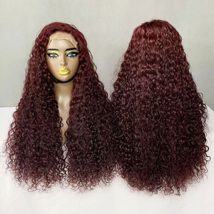 Créez une impression puissante et mémorable, des perruques naturelles en cheveux humains de luxe 5x5 de 26 pouces, spectaculaires, en couleur 99j. - Product Image 1