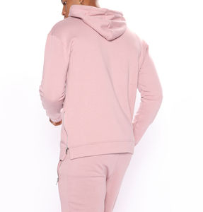 Ensemble pull à capuche unisexe à logo personnalisé Survêtement en polyester 100% coton Sweat à capuche de jogging d'hiver coupe-vent pour hommes - Product Image 2