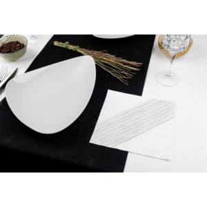 Tovaglioli Grigi 40x40cm con Stampa Ibiza, Bambutex Naturale, 600 Pezzi, B2B - Product Image 3