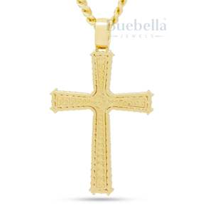 S925 plata mezclada T diamante y Moissanite fe Cruz colgante Europeo Americano moda Hip Hop accesorios para hombres - Product Image 2