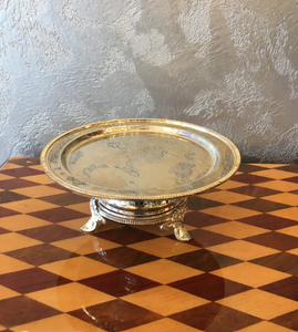 ขาตั้งเค้กอลูมิเนียมหรูหรา งานแฮนด์เมด เป็นมิตรกับสิ่งแวดล้อม พร้อมเคลือบทองบนพื้นหินอ่อน สำหรับตกแต่งงานแต่งงาน ขายดีที่สุด - Product Image 5