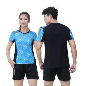 High Quality Breathable 100% Polyester Mesh Tennis Uniforms for <b>Men</b> Heat-Transfer Printed Tennis <b>Skirts</b> for Women Custom Team - Product Image 1