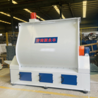 Mélangeur de ligne de pré-mélange en acier inoxydable de haute qualité, capacité 10 tonnes/h, taux de mélange 99%, moteur électrique, nouveau modèle Juyongfeng simple/triple