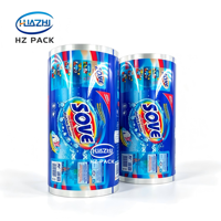 Rouleaux de films plastiques souples laminés PET de haute qualité pour emballages de sachets de lessive, de lotions et de produits alimentaires, résistants à l'humidité