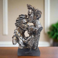 Charmante figurine de cheval noir avec des accents blancs Décor de table décoratif élégant pour l'affichage de cadeaux de bureau à domicile
