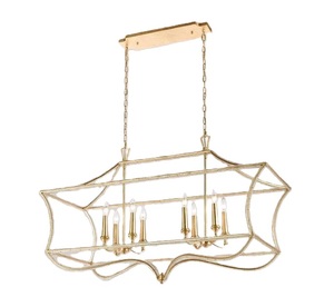 Lustres de luxe couleur or prix abordable bureau lustre suspendu décoratif élégant métal de qualité - Product Image 4