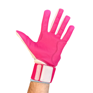 Guantes de Bateo de Béisbol Profesionales para Adultos, Venta Caliente, Logotipo Personalizado, Palma de Cuero Genuino, Guante de Bateo Deportivo de Alta Calidad con Puño Largo - Product Image 2