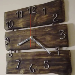 GUIDE CUSTOMIZED WOODEN WALL <b>CLOCK</b> FOR ELEGANT HOME DECOR <b>MODERN</b> Bamboo Body with Natural Rosh for Wedding Occasions - Product Image 1