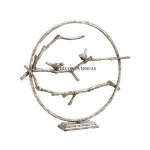 Flores y hojas multicolores Diseñador Heavy Duty Metal Forma redonda Escultura Hogar y Hotel Dormitorio Decoración Suministros - Product Image 2