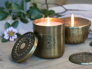 Wholesale Antique Gold Wax Filled <b>Jar</b> Candle From Indian Manufacturer and Exporter - Product Image 2