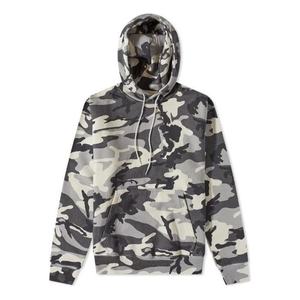 Sudadera con capucha deportiva de lana tecnológica personalizada para hombre, cuello estampado de camuflaje, tejido de poliéster y algodón, estilo Formal para primavera - Product Image 5