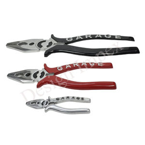 Garage <b>Pliers</b> <b>Set</b> in Black Red and Silver Grip Decorative Item Mechanic Repairing Tool Garage <b>Pliers</b> for Electrician Use - Product Image 4