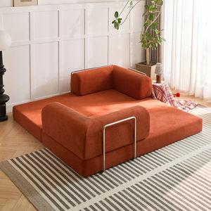 Modern Fabric Convertible Inflatable <b>Sofa</b> <b>Sleeper</b> with Vacuum Compression Technology-Low Price Drop Shipping for US Buyers - Product Image 6