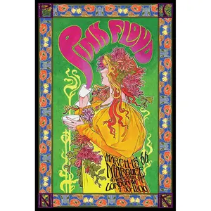 Póster de la Gira de Pink Floyd, Impresión Offset y Digital, Material de Vinilo y Lienzo - Product Image 1