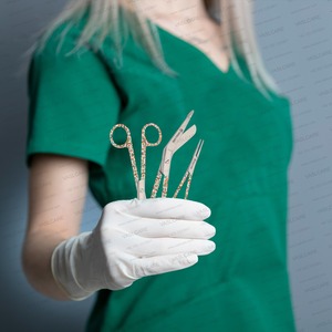 Vaslcare Premium Lot de 3 ciseaux design élégant, source d'alimentation manuelle, pince hémostatique, poignée imprimée, instruments chirurgicaux - Product Image 3