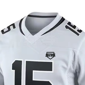 Vente directe d'usine Maillot de football américain à manches courtes Nouveau style de vêtements de sport Maillot de football américain - Product Image 4