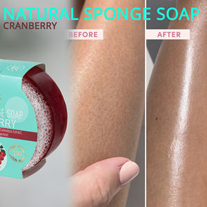 Vente Flash : Savon Éponge à la Canneberge Personnalisé OEM de Luxe, Marque Privée, 2150g, Vente en Gros, Fait Main, Qualité Supérieure UE - Product Image 3