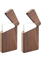 Porte-cartes de visite en bois étui porte-carte nominatif pour hommes porte-carte de poche maison restaurant hôtels décor de table 2024