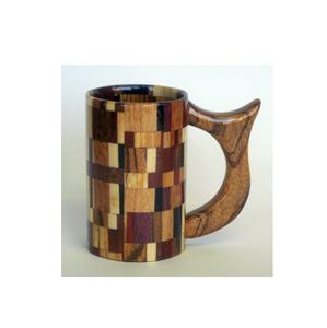 Taza de té y cerveza de madera con mango, tazas de café de tamaño personalizado de cerveza, precio barato con corte, pieza de diseño - Product Image 1