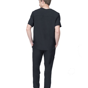 Nuevo Conjunto de Uniformes Médicos para Enfermeros, Cuello en V, OEM ODM, Personalizable, Cómodo, Uniforme de Trabajo Médico para Hombres - Product Image 3