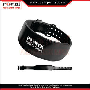 Leather Weight Lifting <b>Belt</b> <b>Elastic</b> Lever Gym <b>Belt</b> High Quality Body Building <b>Belt</b> by Pakistan - Product Image 4