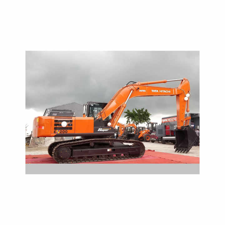 HITACHI เครื่องขุด500LC 2018ขนาดใหญ่พร้อมเทคโนโลยีไฮดรอลิกอัจฉริยะที่สร้างขึ้นเพื่อความต้องการอย่างมาก
