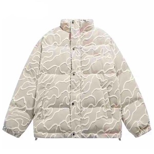 Plus Size Women's Hooded Bubble <b>Puffer</b> <b>Jacket</b> Faux Fur <b>Cropped</b> Bomber Coat Custom Winter Quilted Outerwear - Product Image 5