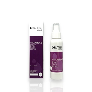 Spray de Aceite Seco con Vitamina E Dr. Tili 100ml, Emoliente y Calmante para el Cuidado de la Piel en Adultos, Todo Tipo de Piel, Hecho en Italia, Probado en Níquel - Product Image 1
