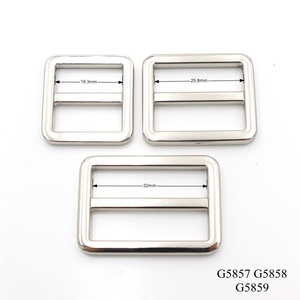 Hebilla cuadrada con logo grabado a medida para bolsos, hebilla rectangular con anillo para correas <span class=keywords><strong>de</strong></span> bolso, venta al por mayor <span class=keywords><strong>de</strong></span> fábrica OEM - Product Image 6