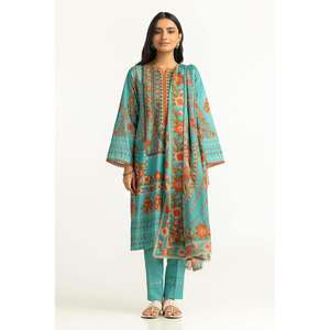 Conjunto de 3 Piezas para Mujer, Traje de Tela Estampada sin Coser, Colección SD-42157 - Product Image 1