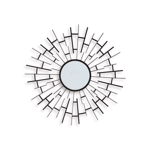 Metal Wall <b>Mirror</b> for Home Decor and Bedroom Accent Metal Wall <b>Mirror</b> for Living Room and Office Decor Gold Metal Frame - Product Image 1