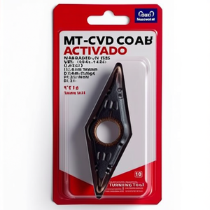 Inserto de Torneado Indexable con Recubrimiento MT-CVD ISO VBMT 160412E-URT9325 D.4.4mm PU 10, Categoría de Producto: Herramienta de Torneado - Product Image 2