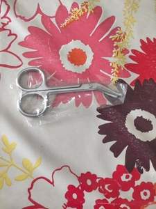 Tijeras de ostomía de acero inoxidable, tijeras médicas multiusos con punta redondeada para enfermería en el hogar, uso de emergencia al aire libre - Product Image 2