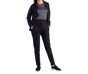 Venta al por mayor Mujeres Sudadera con capucha y joggers conjunto 100% algodón transpirable chándal para mujeres streetwear conjunto mujeres chándal - Product Image 3