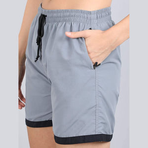 กางเกงกีฬาขาสั้นสำหรับผู้ชายกางเกงขาสั้นไมโครผ้าฝ้าย100% มี8สีในสต็อก - Product Image 4