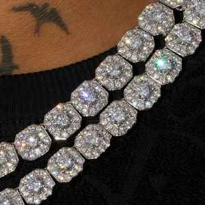 Luxueux Hip Hop Glacé Cluster Moissanite Diamant Corps Chaîne pour Fiançailles Fêtes Mariages ou Anniversaires Cadeaux - Product Image 4