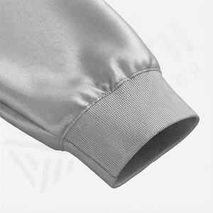 Ensemble survêtement deux pièces pour homme avec sweat à capuche et pantalon de jogging en molleton à ourlet brut, personnalisable avec impression en relief, pour le sport - Product Image 6