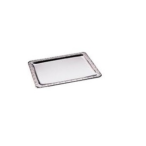 New Arrival Eco-Friendly Rectangular Stainless Steel Serving <b>Tray</b> for Serving Delicious Food and Dessert - Product Image 5