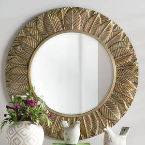 Decoraciones de espejo de pared redondas modernas para sala de estar Diseño de Pascua festivo Espejos de pared decorativos elegantes - Product Image 2