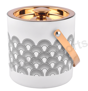 Hielera Metálica con Diseño Estampado, Enfriador Texturizado para el Hogar y Restaurantes, Vino y Bebidas, Fiestas, Accesorios de Bar - Product Image 1