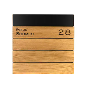 Vente en gros de boîte aux lettres murale moderne de style américain en acier inoxydable galvanisé appartement intelligent articles minimalistes pour la maison OEM ODM Tediton - Product Image 4