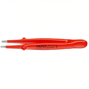 Pinces à épiler isolées de précision Knipex avec surfaces de préhension moletées à profil droit - Product Image 2