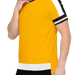 Camiseta Formal de Talla Grande para Hombre con Diseño Personalizado, Camiseta Transpirable de Secado Rápido, Tela Estilo Hip Hop, Camisetas Solid Ringer para Hombre - Product Image 4