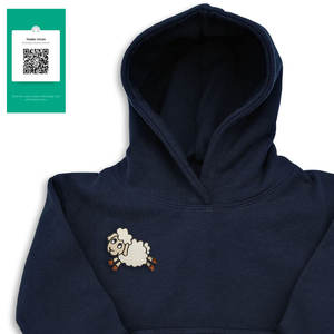 Niños al por mayor Color sólido bordado niños Sudadera con capucha de alta calidad niñas algodón polar bordado sudaderas con capucha hechas en Pakistán - Product Image 3