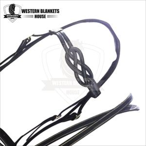 Ensemble de harnais et de bride de course équestre occidentale de qualité supérieure avec cuir et acier inoxydable confortable - Product Image 5