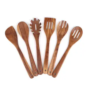 Wholesale Wood Kitchenaid Utensils,Accesorios De Cocina,Wooden Spatula Set For Cooking